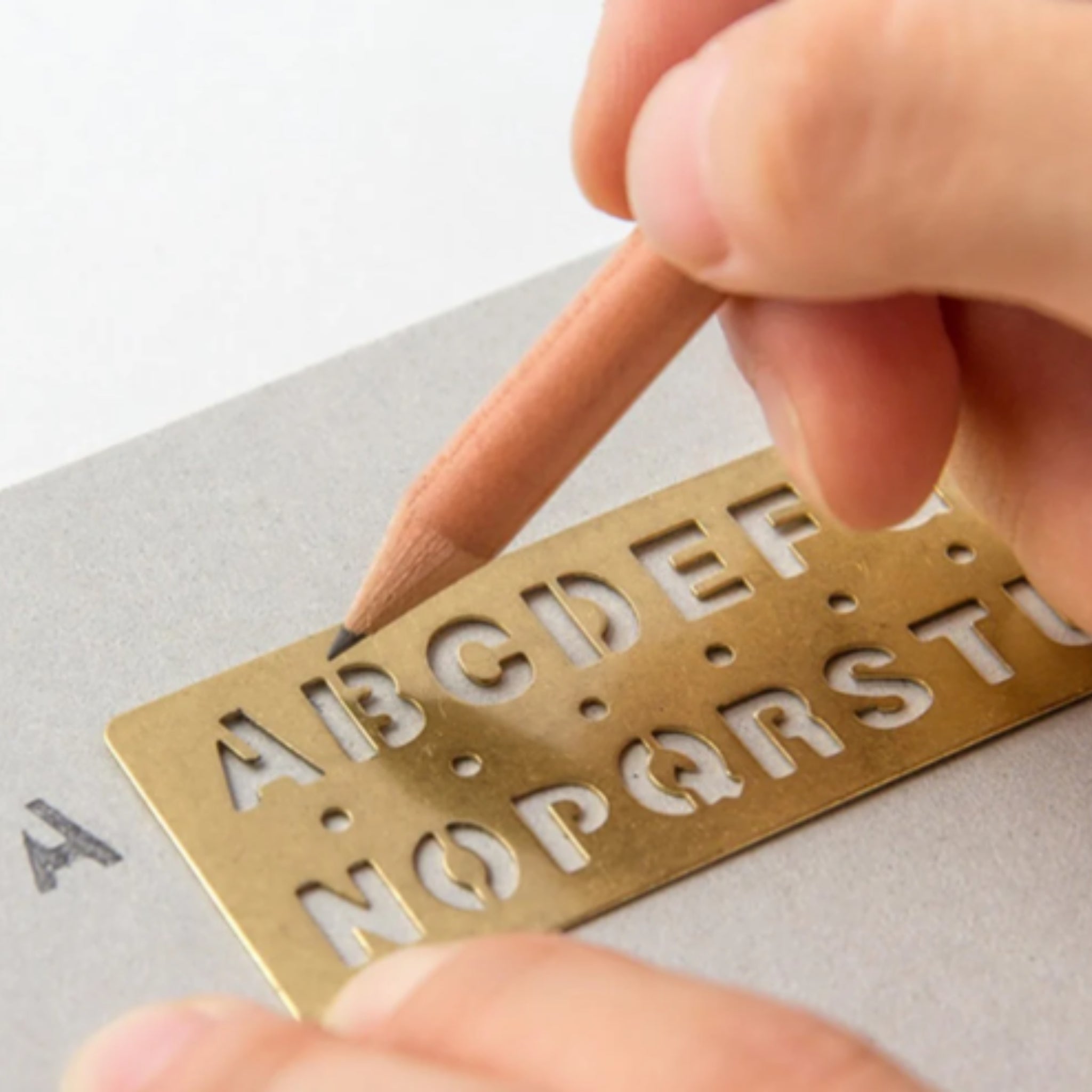 Messing-Lesezeichen-Nummer