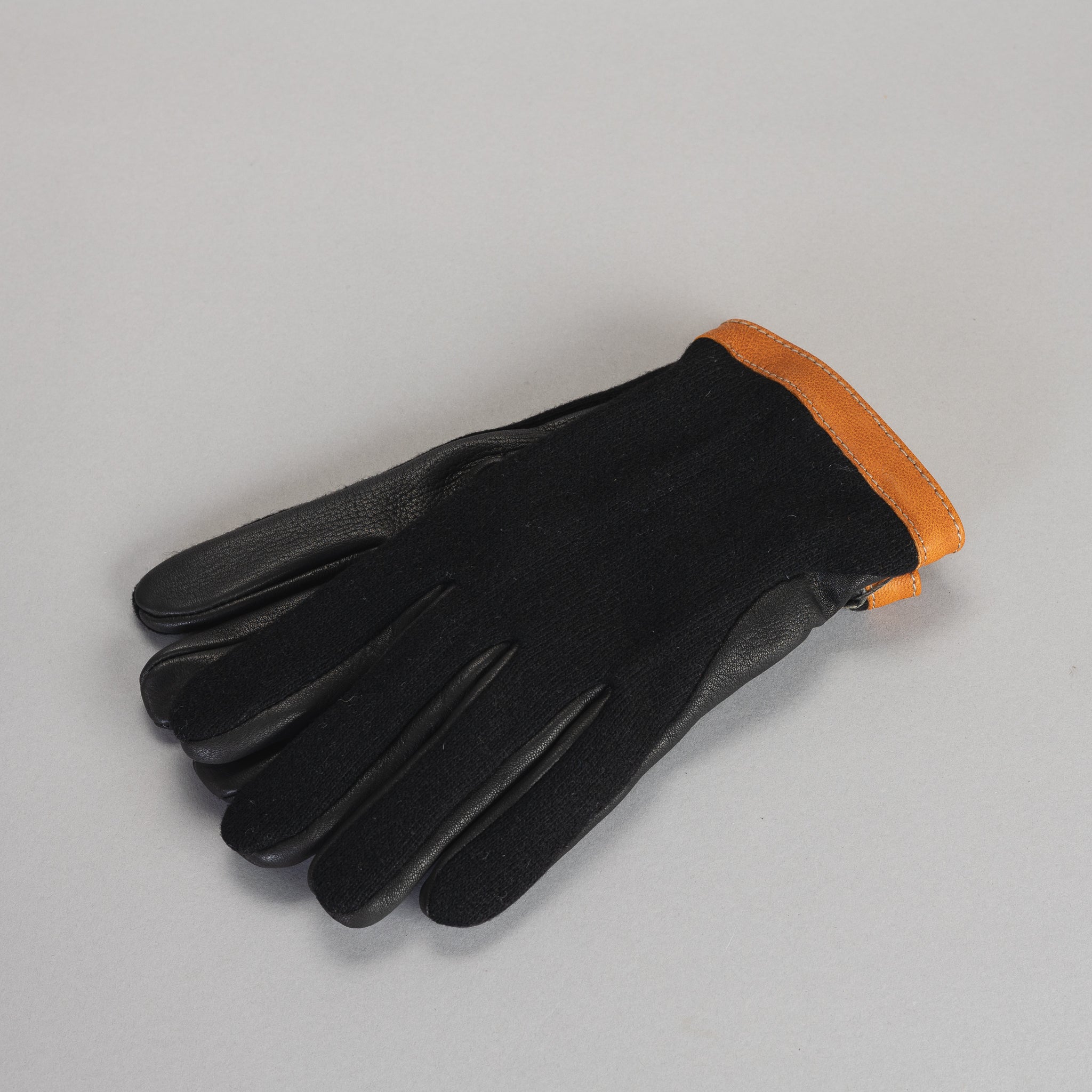 Handschuhe Deerskin WoolTricot - BLACK