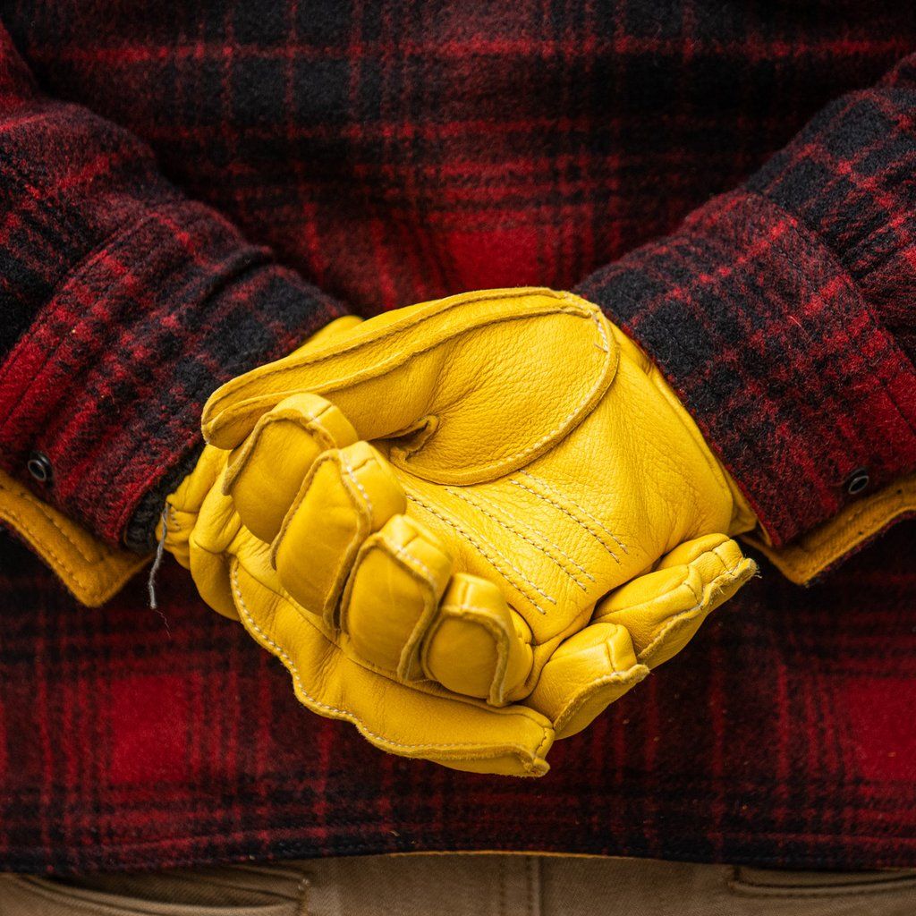 Handschuhe Deerskin Primaloft - YELLOW