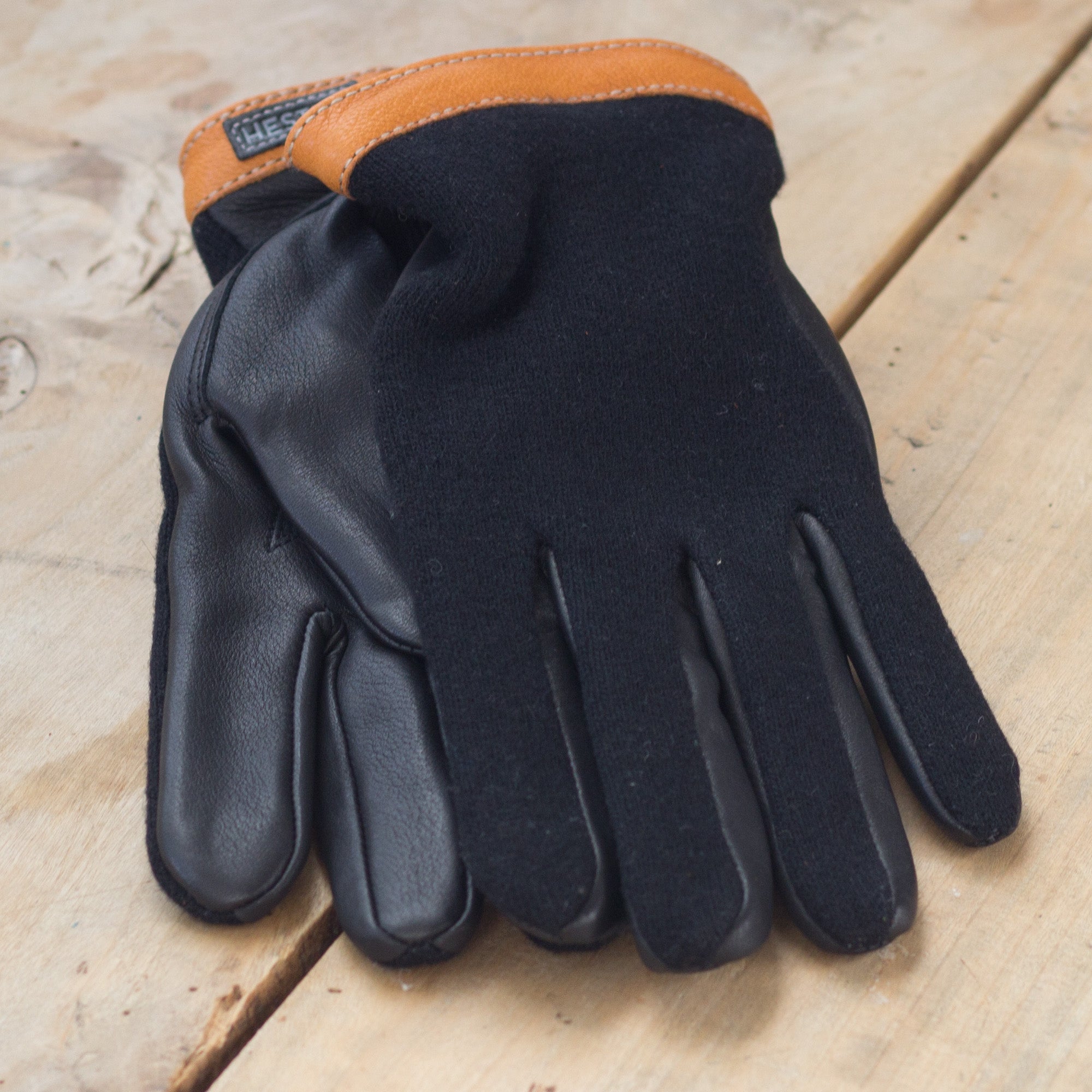 Handschuhe Deerskin WoolTricot - BLACK
