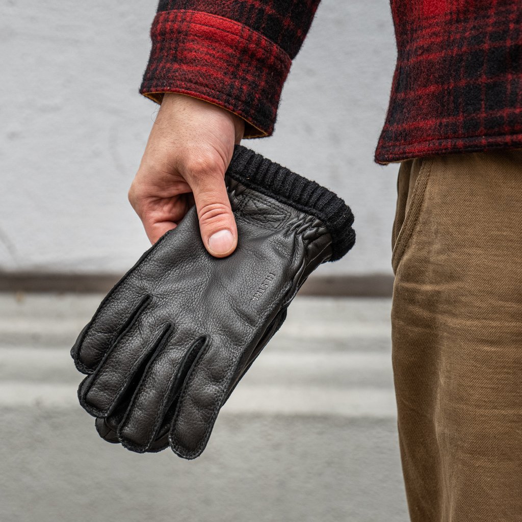 Handschuhe Deerskin Primaloft - BLACK