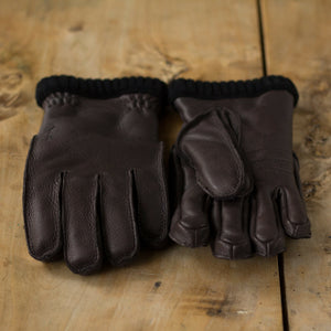 Handschuhe Deerskin Primaloft - Dark Brown